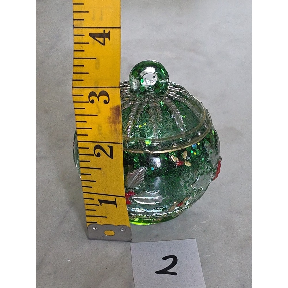 Handmade Resin Christmas Ball Storage Jar - Picture 7 of 8